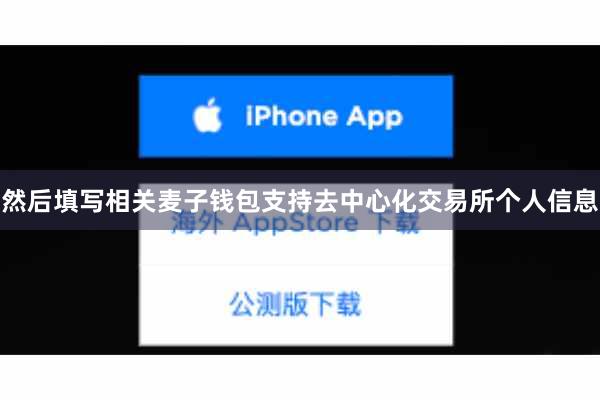 然后填写相关麦子钱包支持去中心化交易所个人信息