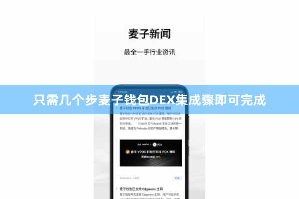 只需几个步麦子钱包DEX集成骤即可完成