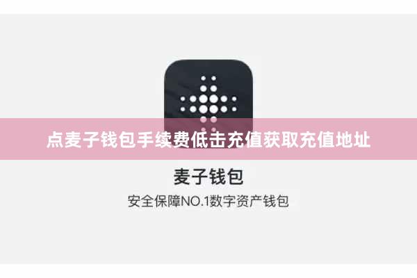 点麦子钱包手续费低击充值获取充值地址