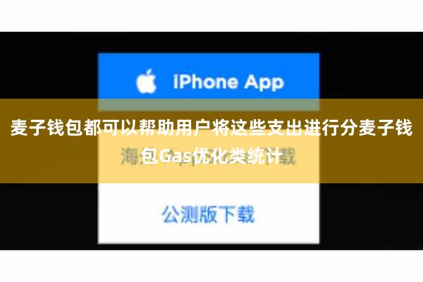 麦子钱包都可以帮助用户将这些支出进行分麦子钱包Gas优化类统计